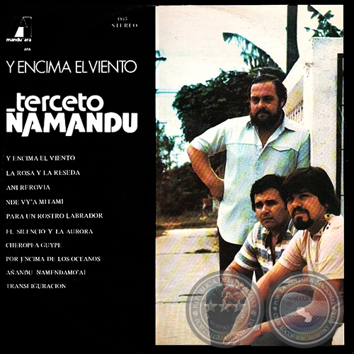 Y ENCIMA EL VIENTO - TERCETO AMANDU - Ao 1985